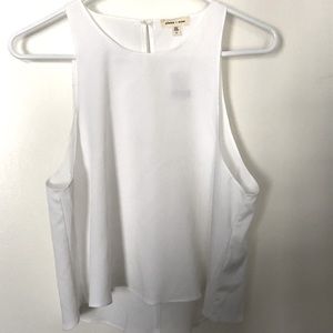White cotton tank